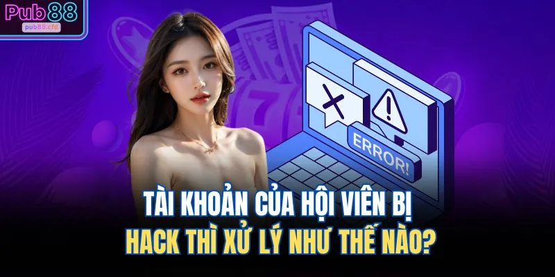 FAQ PUB88 2 Tài khoản của hội viên bị hack thì xử lý như thế nào?
